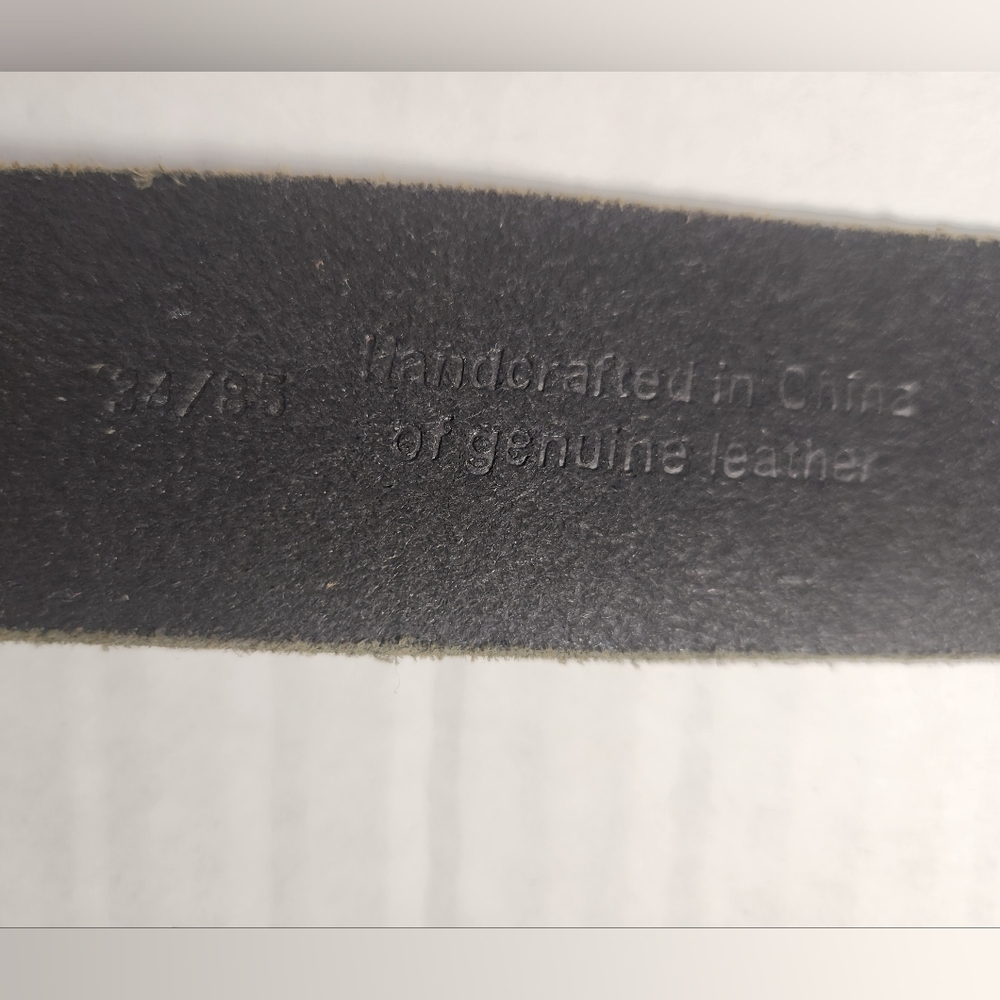 Men's Tommy Hilfiger Black Belt Premium Design - Picture 3 of 3